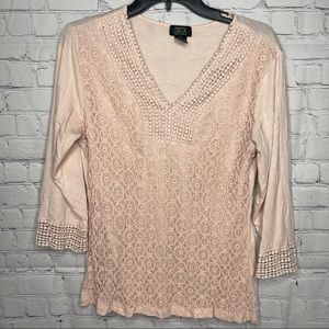 Shannon Fort Blouse size L. Light pink used